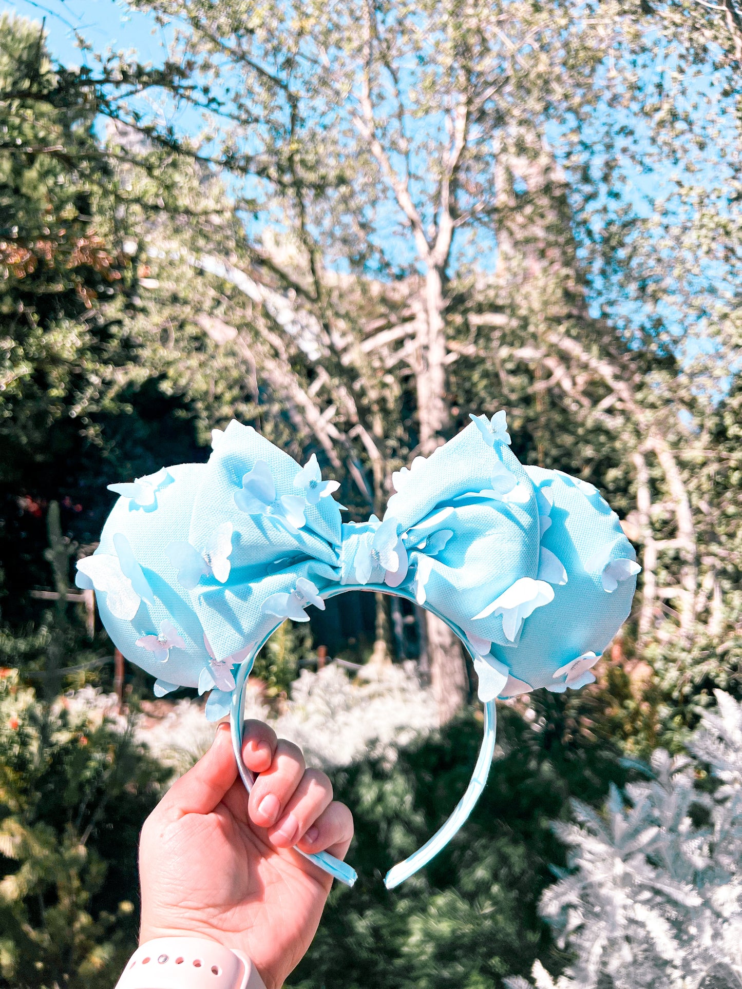 Blue Butterfly Ears